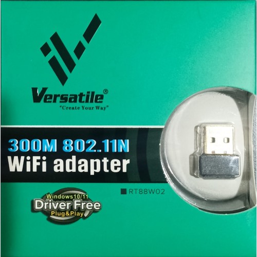 VERSATİLE W102 300M TIRNAK WİFİ REALTEK CHİPSETLİ 